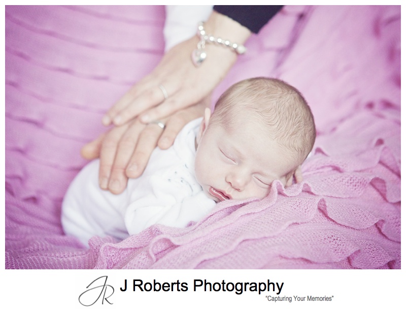 Newborn Baby Portrait Photography Sydney Family Home Turramurra 